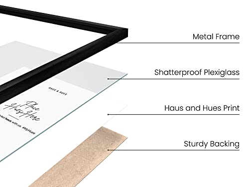 5x7 Black Metal Picture Frame