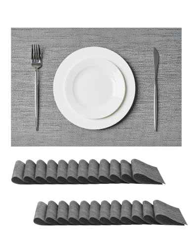 Grey Placemats (24 Count)