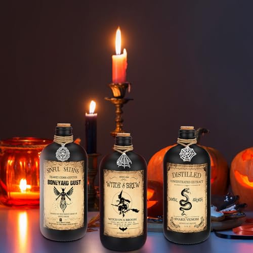 31 Pcs Halloween Potion Bottles Set with Cork