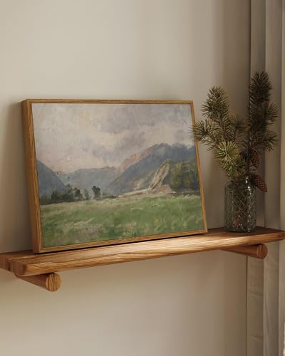 Framed Canvas Wall Art Vintage Decor
