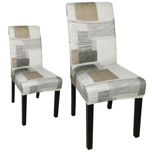 Pattern Chair Covers for Dining Room Set of 2