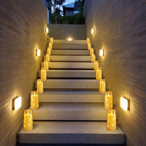 3"x6"Flickering Flameless Candles (2 Count)