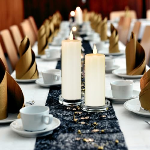 Flameless Battery Operated LED Candles 3D Wick 24 (9 Count)