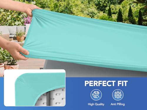Spandex 6ft Table Cover Fitted (6 Count)