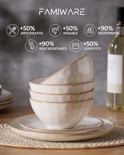 Ocean Round Plates and Bowls Set (8 Count)