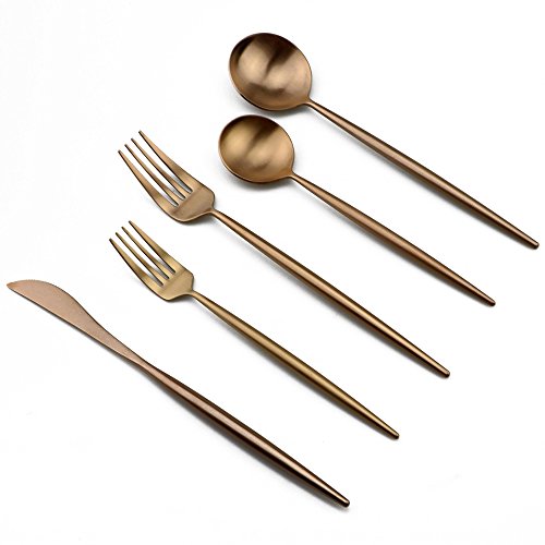 5 Pieces Luxury Rose Gold 18