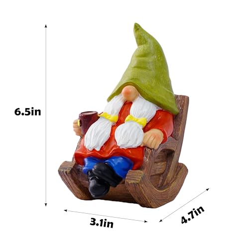 Solar Powered Relax Garden Gnome Statue
