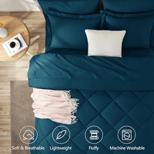 King Size Comforter Set Lyons Blue