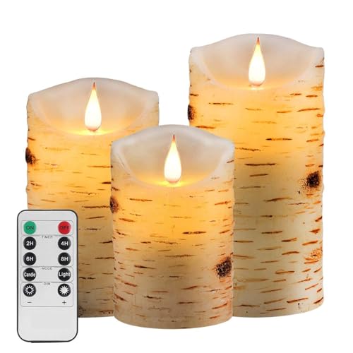 Flameless Battery Operated LED Candles 10key Remote Control 24 (3 Count)