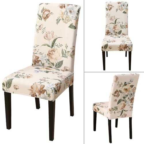 Pattern Chair Covers for Dining Room Set of 4