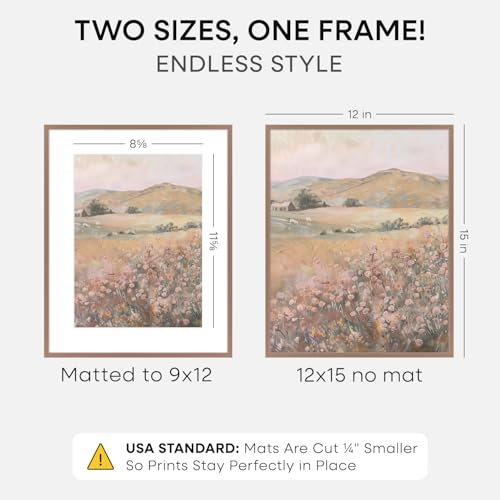12x15 Mocha Picture Frame