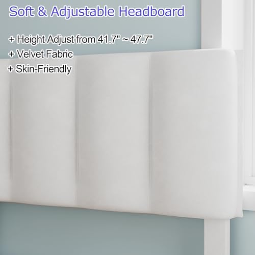Twin Bed Frame with Storage Drawer