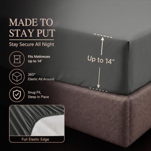 Twin Comforter Set Dark Grey