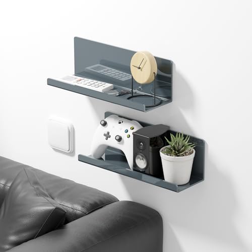 Adhesive Floating Shelves for Wall No Drilling