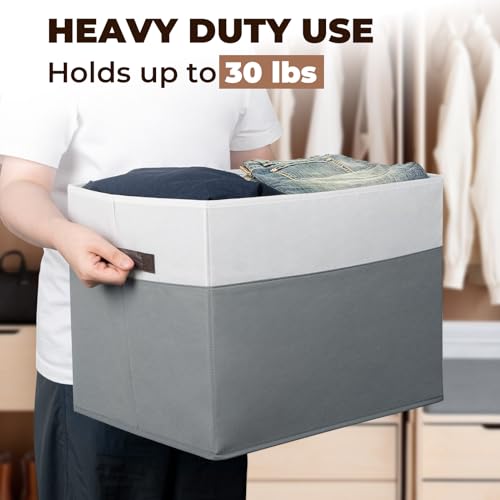 6 Pack Clothes Bins for Organization (6 Count)