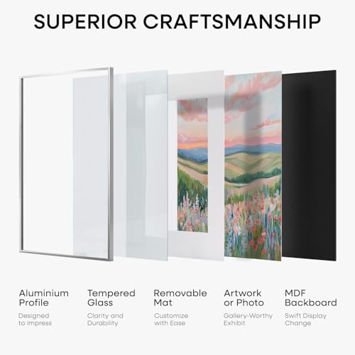 12x16 Silver Picture Frame (2 Count)