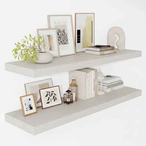 Deep Floating Shelves 40x12” Set of 2 (2 Count)