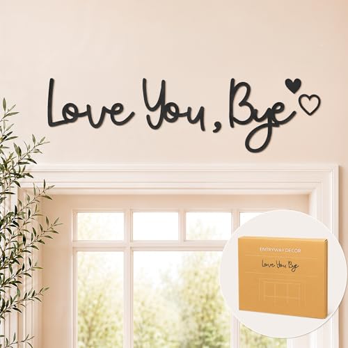 Love You Bye Wooden Wall Sign