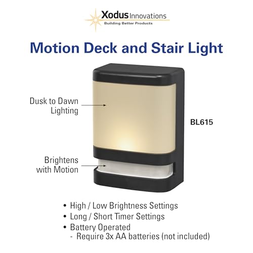 Xodus Battery Operated LED Deck & Stair Light (3 Count)