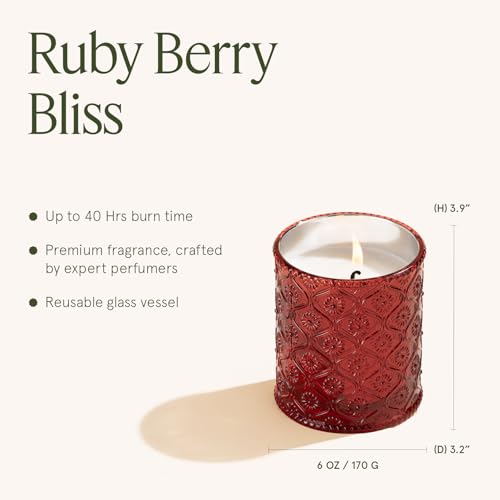 Ruby Berry Bliss Scented Candle for Home