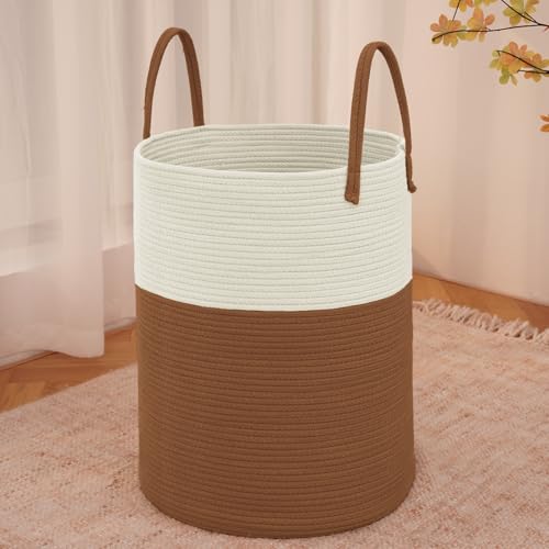 80L Cotton Rope Laundry Basket Hamper