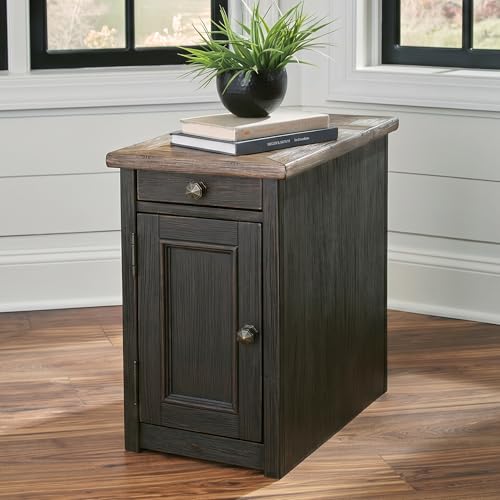 Narrow Chairside End Table