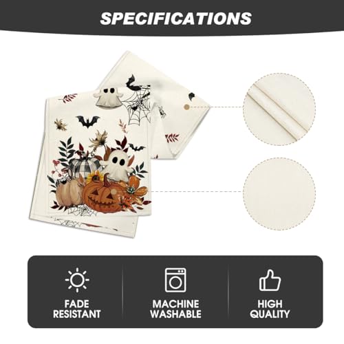 210 GSM Halloween Table Runner Home Party Decor 13x72 Inch