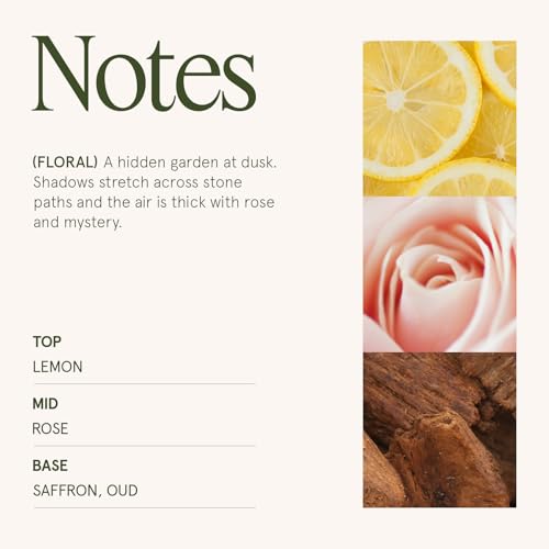 Rose Noir & Oud Scented Candles for Home (19.4 Ounce)