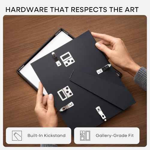 8.5x11 Black Picture Frame