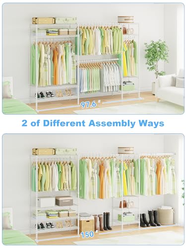 E11 Heavy Duty Garment Rack