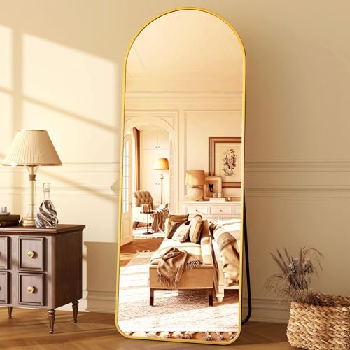 64"x21" Arched Full Length Mirror Floor Mirrors