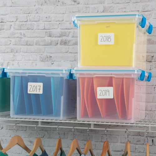 Gasket Storage Box with Lids for Home & Office (16 Count)
