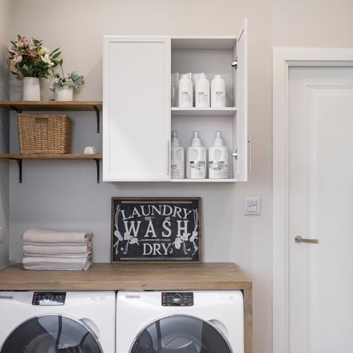 30" Laundry Room Cabinets Wall Mounted