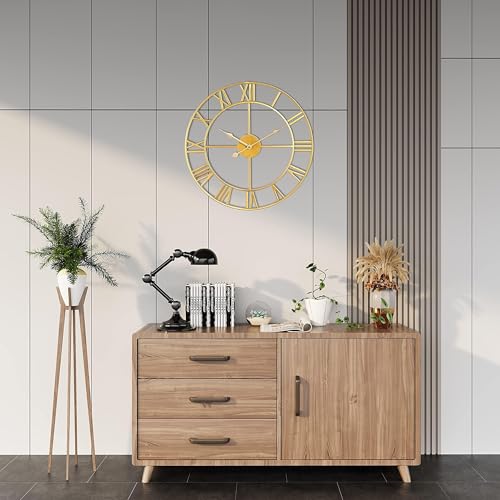 Large Wall Clock Silent Non