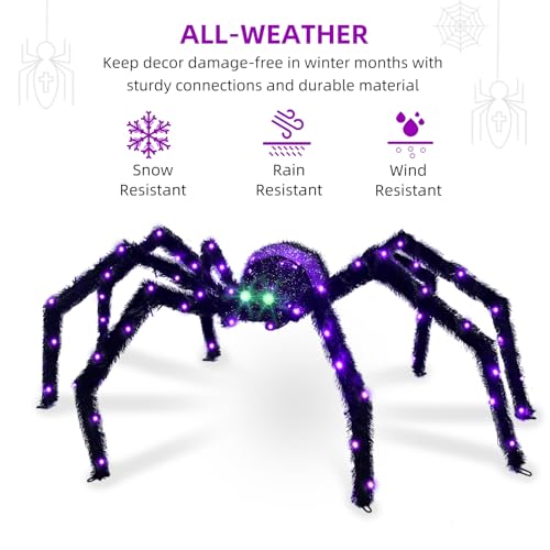Halloween Decorations Outside Giant Spider