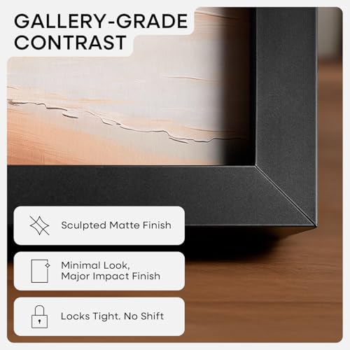 24x24 Black Picture Frame