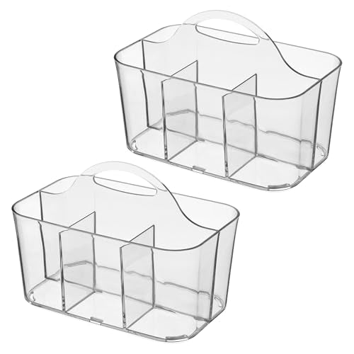 4 Section Storage Caddy with Handle (2 Count)