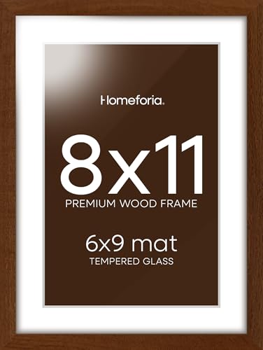 8x11 Brown Oak Picture Frame (2 Count)