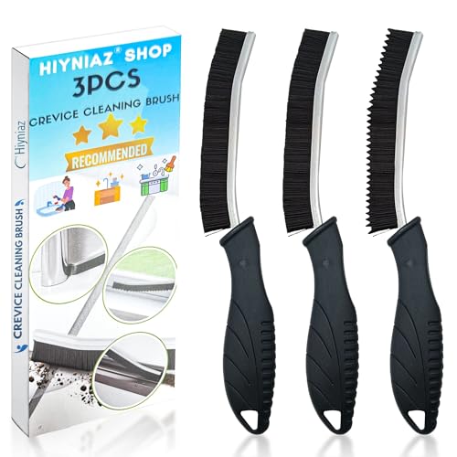 3Pcs Crevice Cleaning Brush Tool Grout Brush Cleaning Supplies (3 Count)