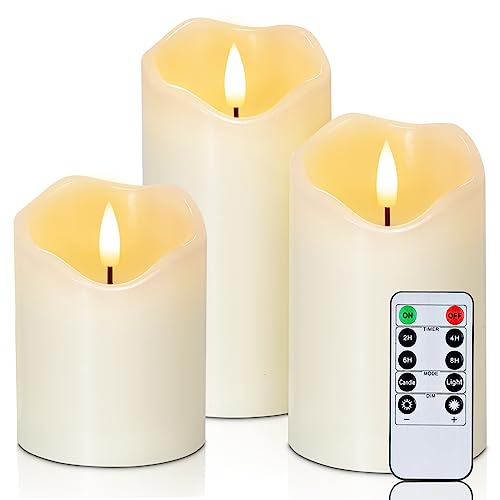 Flickering Flameless Candles (3 Count)