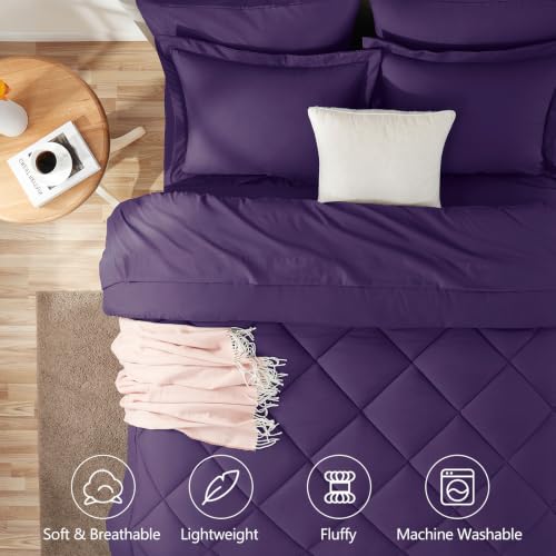 Full Size Comforter Sets Purple