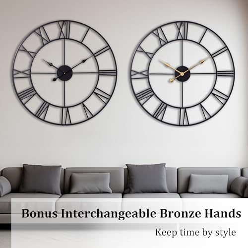 30 Inch Wall Clock for Living Room Decor