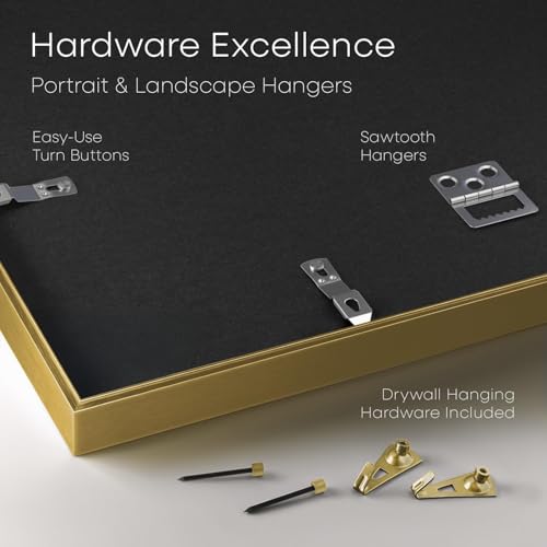 8.5x11 Gold Diploma Frame (2 Count)