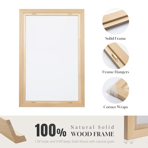 Framed Sage Green Abstract Wall Art for Bedroom (3 Count)