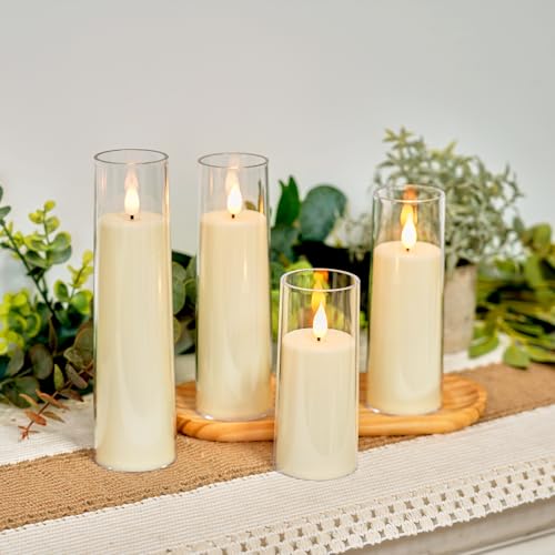 Ivory Flameless Candles with Remote (9 Count)