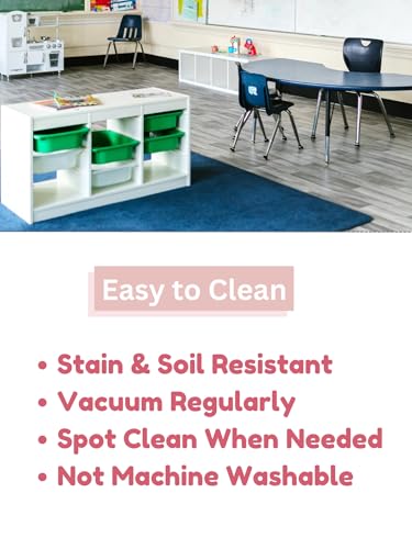 Soft and Colorful Kids Classroom Area Rugs