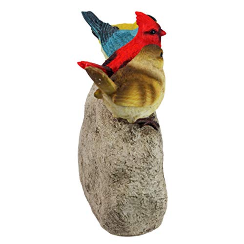 Birdy Welcome Garden Stone Statue