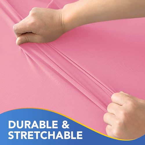 Fitted Tablecloth for 8 Foot Rectangle Tables (4 Count)