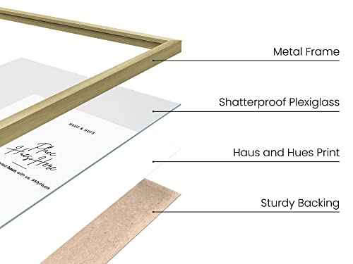 8x10 Gold Picture Frames (3 Count)