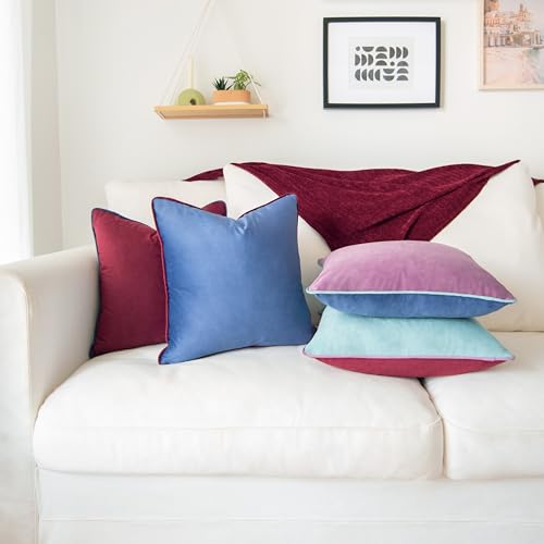 Decorative Throw Pillow Covers Cushion Cases (4 Count)